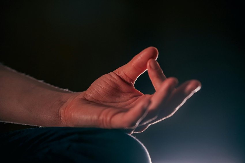 Yoga mudras for hair