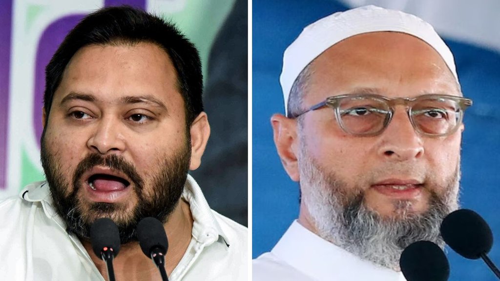 aimim chief asaduddin owaisi, asaduddin owaisi extremist remark Tejashwi Yadav, asaduddin owaisi extremist remark