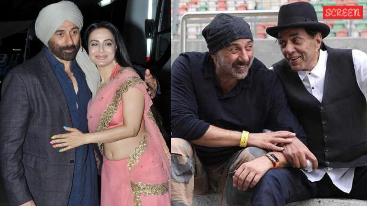 sunny deol, dharmendra, ameesha patel