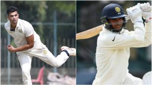 Ranji Trophy 2025 Arjun Tendulkar total 9 wickets till day 2 ends Goa vs Madhya Pradesh Shivam Mavi Maiden Century first class cricket UP vs Nagaland