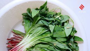 best method to wash leafy vegetables in winter