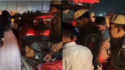 दिल्ली पुलिस कर रही थी चेकिंग, शादी से लौट रहा था परिवार, कार की डिक्की में इस हाल में मिला लड़का, चौंके अधिकारी- Video Viral