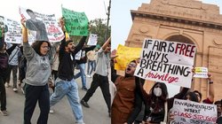 दिल्ली: इंडिया गेट पर प्रदूषण के खिलाफ प्रदर्शन में लगे हिडमा के समर्थन में नारे, पुलिस पर फेंका पेपर स्प्रे, FIR दर्ज