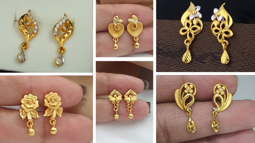 Gold Earrings Designs | new-bride-muh-dikhai-gift-ideas | trending gold jewellery