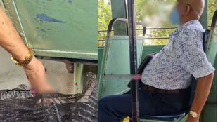 Shocking video, elder man doing vulgar act young woman