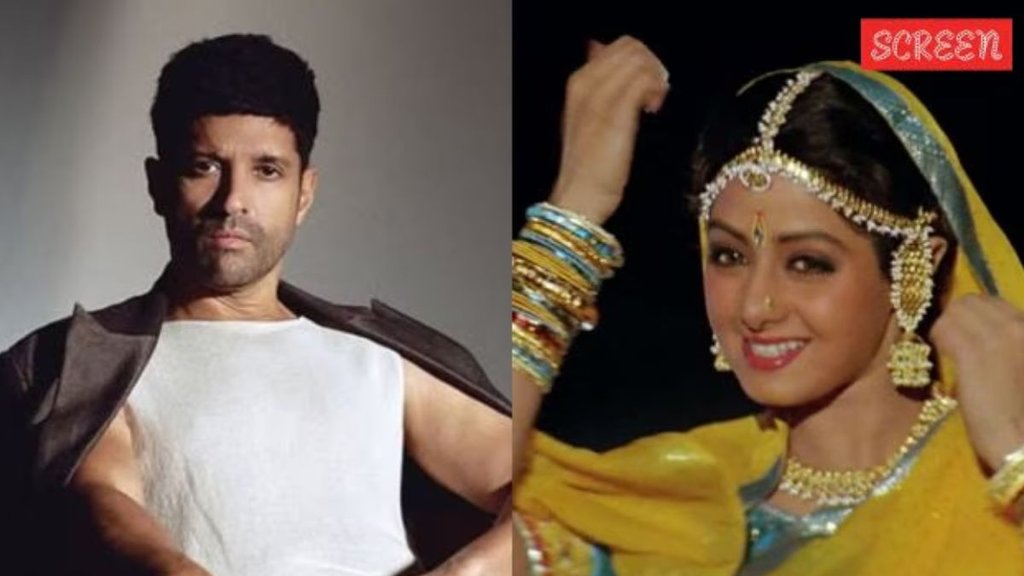 Farhan Akhtar Sridevi