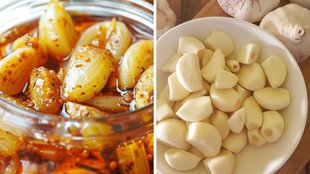 garlic pickle, garlic pickle recipe, how to make Tasty Garlic Achaar