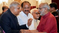 संसद के शीतकालीन सत्र से पहले उपराष्ट्रपति सीपी राधाकृष्णन से मिले जगदीप धनखड़, नहीं आया कोई बयान