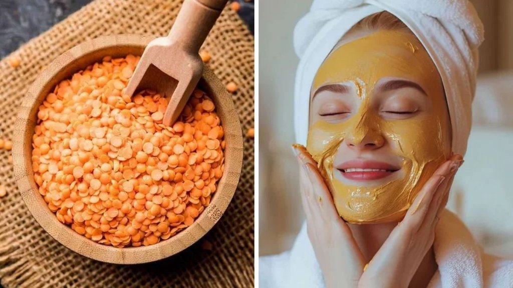 masoor dal, masoor dal face pack, face pack for glowing skin, masoor dal ka face pack