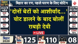 Bihar Election 2025 : Rabri Devi का भावुक बयान — ‘दोनों बेटों को आशीर्वाद’| वोटिंग की Live तस्वीरें