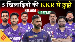IPL 2026 Auction: Venkatesh Iyer समेत 5 खिलाड़ियों की KKR छुट्टी तय?| KKR Retained & Released List