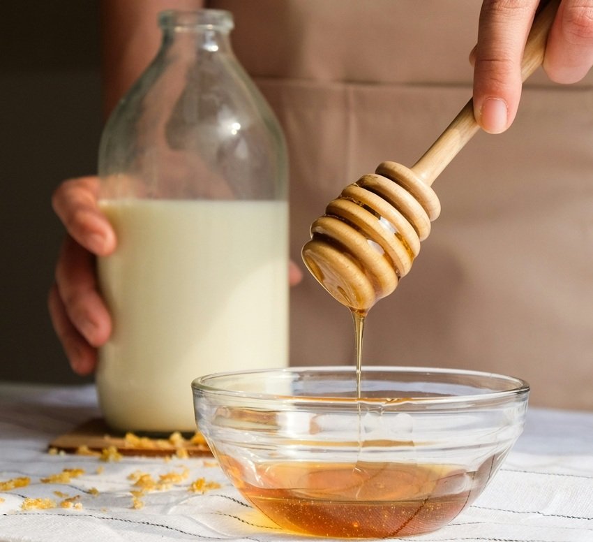 milk with honey benefits