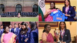 राष्ट्रपति द्रौपदी मुर्मू से मिलीं भारत की विश्व विजेता बेटियां, अमनजोत-प्रतिका का मेडल कंफ्यूजन दूर; देखें Video और Photos