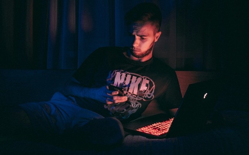 staying up late at night