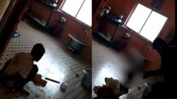 स्कूल में दिव्यांग छात्र का हाथ बांधकर कर्मचारी ने कुकर के ढक्कन से पीटा, दरिंदगी का वीडियो वायरल, चिल्लाता रहा बच्चा