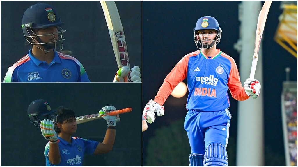 IND A vs UAE Vaibhav Suryavanshi 144 runs jitesh sharma fifty India A scores 297 runs total t20 cricket highest totals list IND A vs UAE Vaibhav Suryavanshi 144 runs jitesh sharma fifty India A scores 297 runs total t20 cricket highest totals list