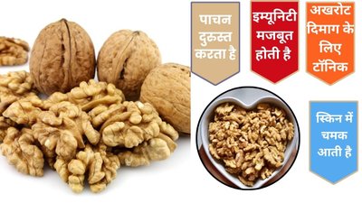 बॉडी और ब्रेन की खुराक़ है अखरोट, बेहतर पाचन, एनर्जी के लिए ऐसे करें सेवन