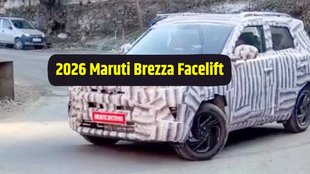 Maruti Brezza 2026, Brezza Facelift, New Brezza Spy Shots, Maruti Brezza ADAS, Brezza New Features, Maruti SUV 2026, Brezza Launch Date