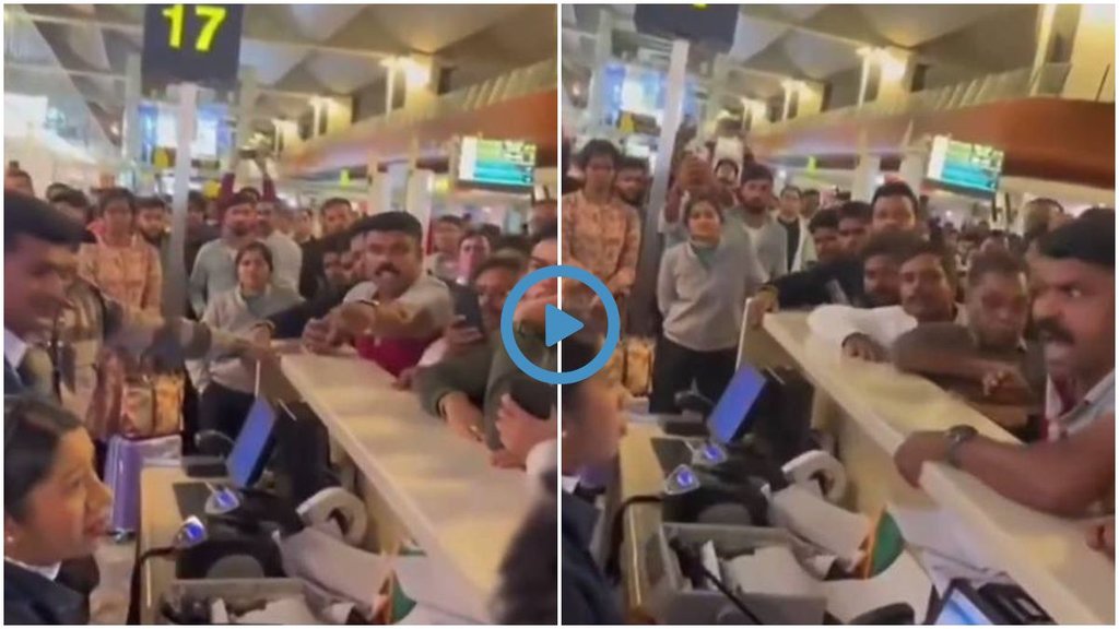 Indigo Flight Cancel, Indigo Flight, Father Need Pad, Viral Video,