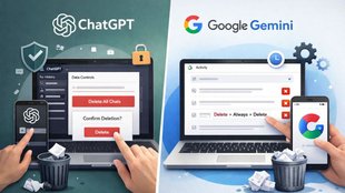 AI search history remove