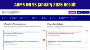 AIIMS INI SS 2026 Result, AIIMS INI SS January Result, aiimsexams.ac.in, AIIMS Super Speciality Result