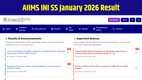 AIIMS INI SS 2026 Result, AIIMS INI SS January Result, aiimsexams.ac.in, AIIMS Super Speciality Result
