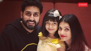 Aishwarya Rai, Abhishek Bachchan and their daughter Aaradhya
