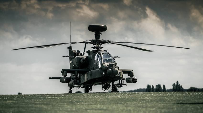 Apache helicopter combat power