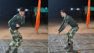 BSF Jawan Viral Dance Soldier performs on Govinda song Neeche Phoolon Ki Dukaan Netizens impressed