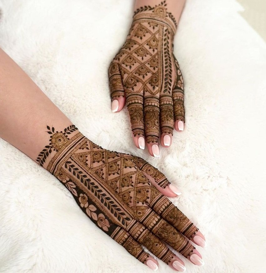 Best Modern Mehndi Designs to Pair with Indo-Western Wear