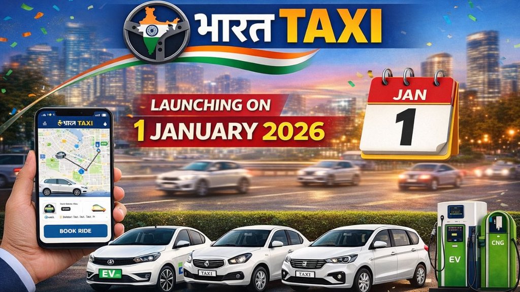 Bharat Taxi App, Bharat Taxi Launch, Bharat Taxi News, Government Taxi App India, Ola Uber Alternative, Bharat Taxi App Features, Bharat Taxi Benefits, Bharat Taxi Driver App