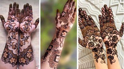 पुराने मेहंदी डिजाइन की बजाय ट्राई करें Bridal Arabic Mehndi Designs