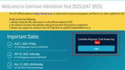 CAT 2025 की फाइनल आंसर की जारी, iimcat.ac.in पर Direct Link से डाउनलोड करें कैंडिडेट; जानें रिजल्ट को लेकर क्या है अपडेट