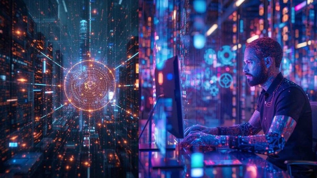 Computer AI, Digital, Sanskrit Computer AI, Digital, Sanskrit