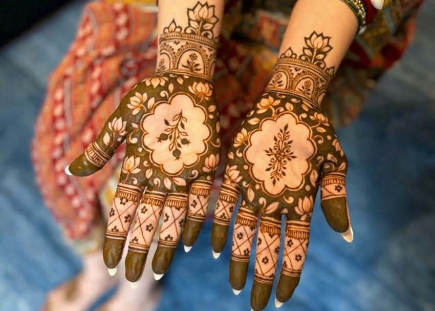 Contemporary mehndi ideas