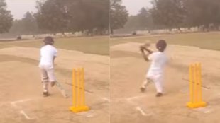 one legged child cricket viral video