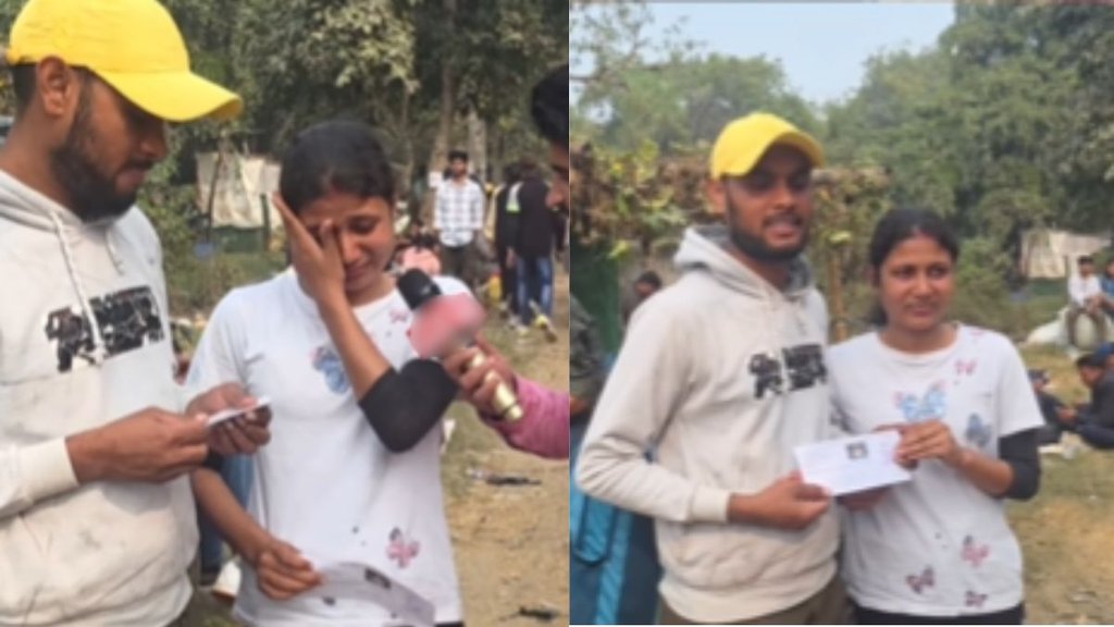 Bihar Police Recruitment Emotional Video of Woman Candidate Thanking Mother in Law Goes Viral