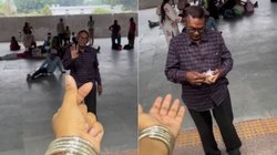 रेल से जाते वक्त बेटी ने पिता को दिखाया कोरियन हार्ट, पापा ने समझा बच्ची मांग रही है पैसा और फिर, Viral Video देख यूजर्स बोले- कितने भोले हैं यह
