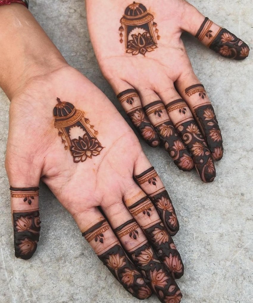 Finger Henna Patterns