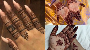 Finger mehndi design
