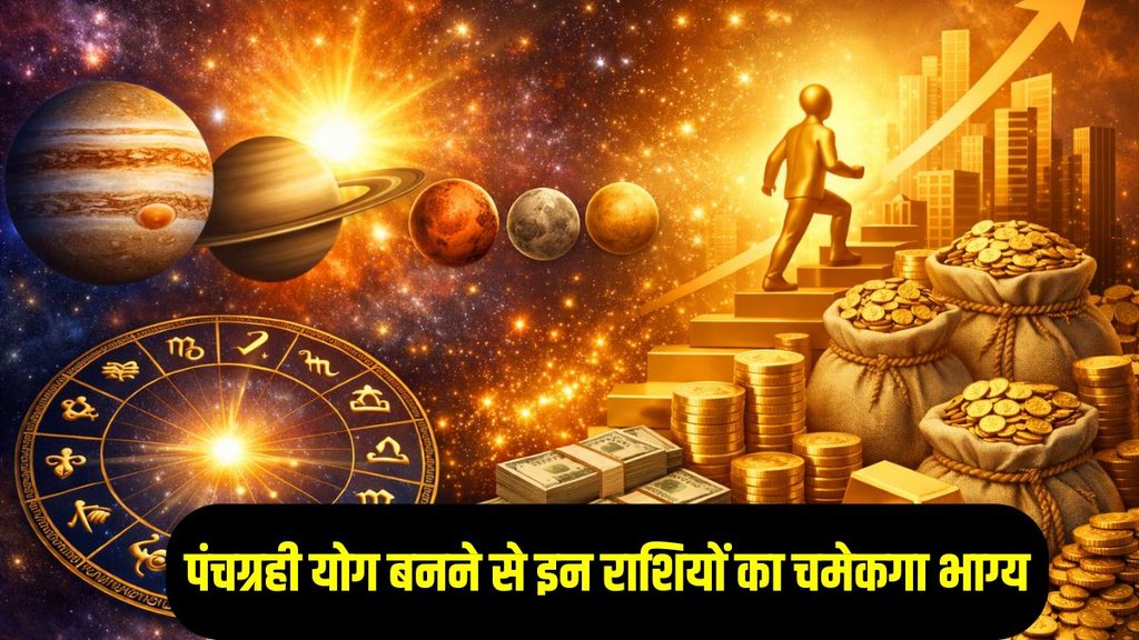 Five Planet Conjunction In Makar 2026, panchgrahi yog 2026