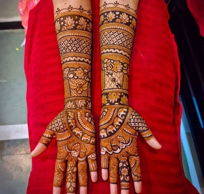 Floral Mehndi Patterns