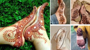 Pakistani Foot Mehndi Design | foot bridal mehndi design | foot mehndi design simple and easy photo