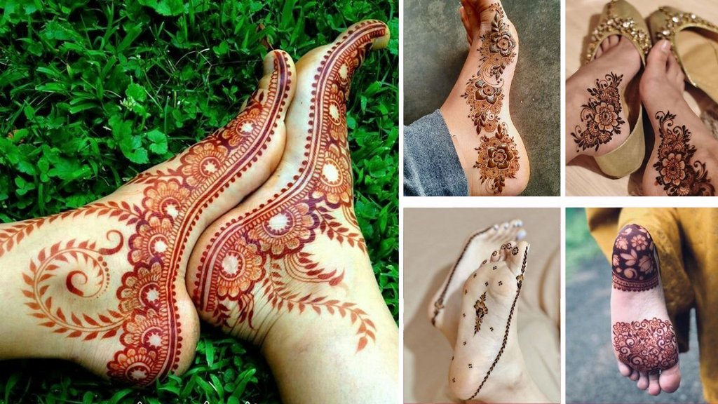 Pakistani Foot Mehndi Design | foot bridal mehndi design | foot mehndi design simple and easy photo