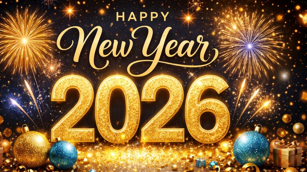Happy New Year, Happy New Year 2026 , Happy New Year Advance Wishes