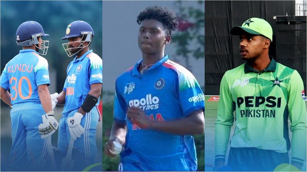 IND U19 vs PAK U19 India beats pakistan 90 run under 19 asia cup points table semifinal almost confirmed vaibhay suryavanshi ayush mhatre