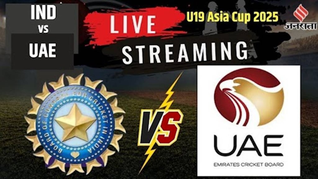 IND U19 vs UAE U19, U19 Asia Cup 2025