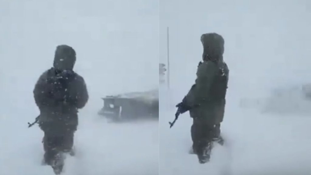 indian army soldiers duty minus 40 degree new year viral video
