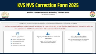 KVS NVS Correction Form 2025, KVS NVS Recruitment 2025, KVS NVS Teaching Non Teaching Vacancy