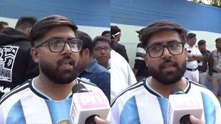 Kolkata fan misses seeing Messi viral video